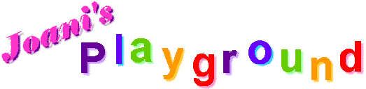 Joani's Playground Title Graphic